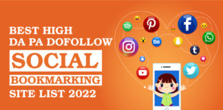 BEST DOFOLLOW SOCIAL BOOKMARKING SITE LIST 2022