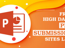 PPT SUBMISSION SITES LIST