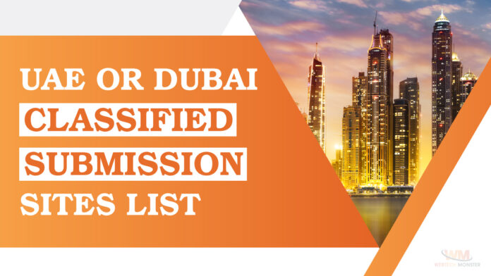 UAE Classifieds Submission Sites List