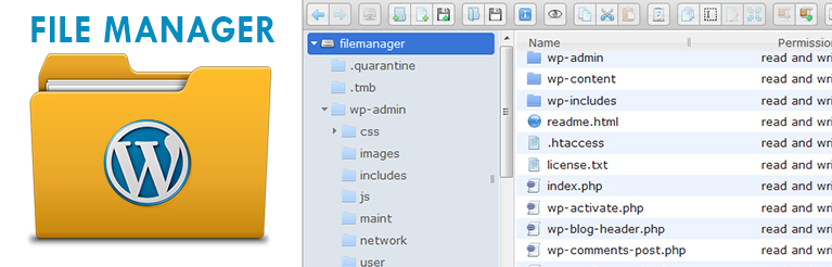 cPanel and File Manager media library