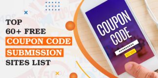 Top 60+ Free Coupon Code Submission Sites List