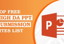 Top Free High DA PPT Submission Sites List Top Free High DA PPT Submission Sites List