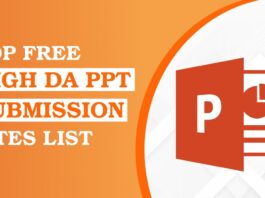 Top Free High DA PPT Submission Sites List